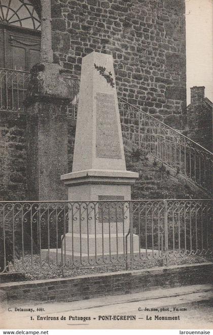 61 - PONT ECREPIN - Le Monument