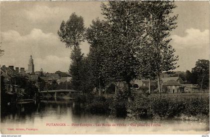 CPA PUTANGES - PONT-Ecrépin - Bords de l'Orne - Vue prise du Friche (356486)