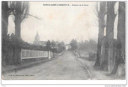 PONT L'ABBE D'ARNOULT - Avenue de la Gare