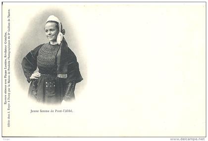 CPA Jeune femme de Pont-l'Abbé