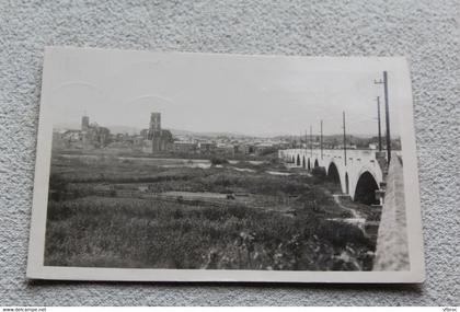 Cpsm 1950, Pont saint Esprit, le pont, Gard