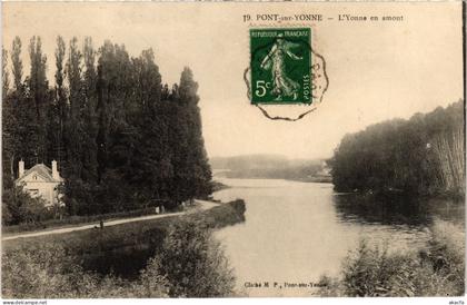 CPA Pont-sur-Yonne Yonne en amont (1184407)