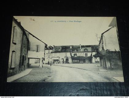 PONTACQ - PLACE HUNINGUE - 64 PYRENEES ATLANTIQUE (C.U)