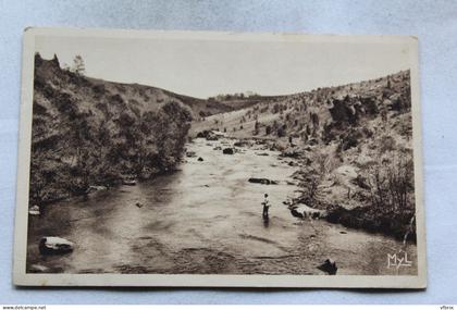 Cpa 1948, Pontarion, les gorges du Thaurion, Creuse 23