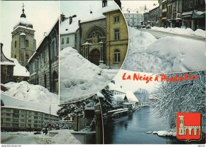 CPM PONTARLIER La Neige a Pontarlier - Scenes (1197125)