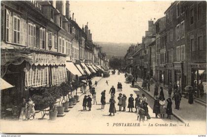 Pontarlier, La Grande Rue