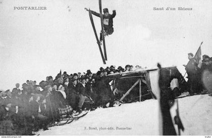 PONTARLIER SAUT D'UN SKIEUR