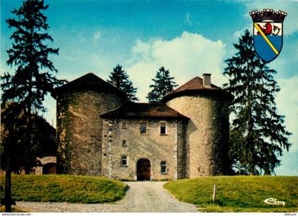 38 - Pontcharra - Château Bayard - Blasons - CPM - Carte Neuve - Voir Scans Recto-Verso