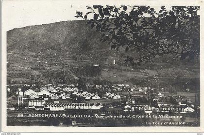 CPSM Pontcharra-sur-Breda Vue générale et Cité de la Viscamine