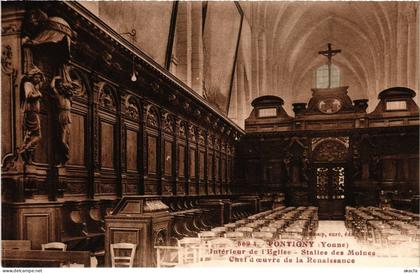 CPA Pontigny Église interieur (1183915)