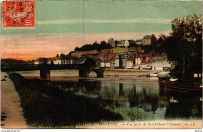 CPA PONTOISE - Vue prise de Saint-Ouen-l'Aumone (68825)