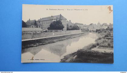 CPA  Manche - Pontorson - Vue sur l'Hopital et la ville