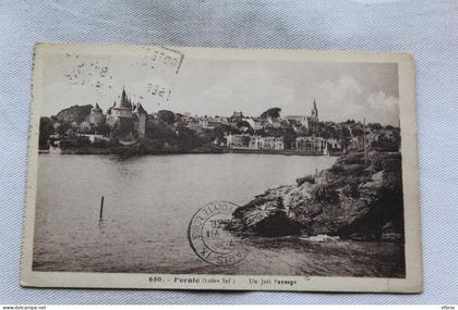 Cpa 1936, Pornic, joli paysage, Loire Atlantique 44