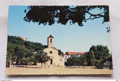 Cpm, Ile de Porquerolles, l'église, Var 83