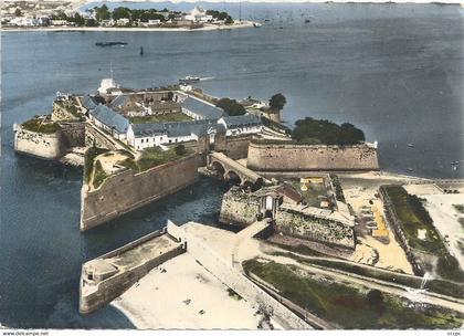 CPSM Port-Louis La Citadelle vue aérienne