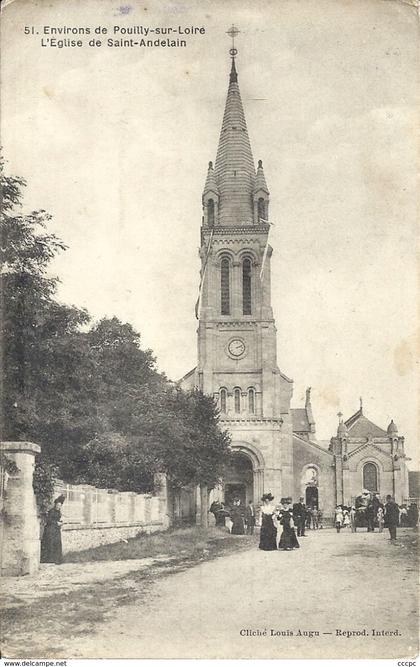 CPA Environs de Pouilly-sur-Loire l'Eglise de Saint-Andelain