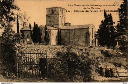 CPA AK POUZAUGES - Église du Vieux POUZAUGES (636958)