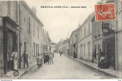 CPA Précy-sur-Oise Grande Rue