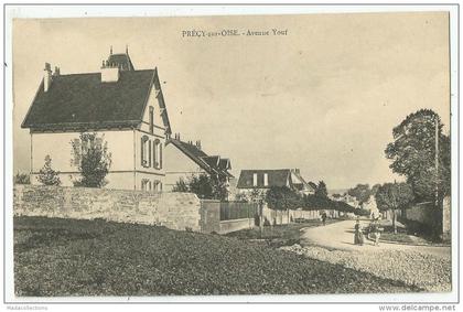 Précy-sur-Oise (60.Oise) l'avenue Youf