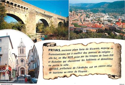 07 - Privas en Vivarais - Multivues - CPM - Carte Neuve - Voir Scans Recto-Verso