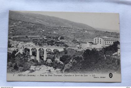 Privas, pont du petit Tournant, Charalon et Serre du Lyas, Ardèche 07