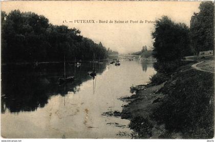 CPA Puteaux Bord de Seine et Pont de Puteaux (1311268)