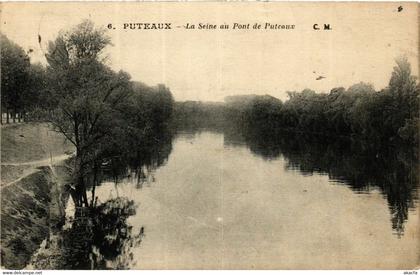 CPA PUTEAUX La Seine au Pont de Puteaux (413126)