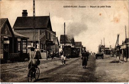 CPA QUEND-Plage - Depart du petit Train (295482)