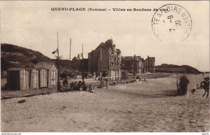 CPA QUEND-PLAGE Villas en Bordure de mer (807545)