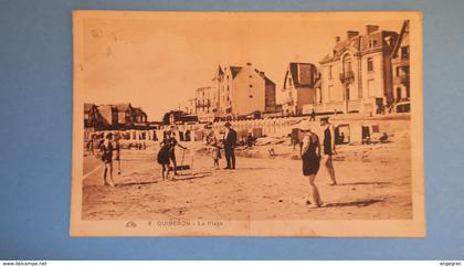 CPA  Quiberon  La Plage