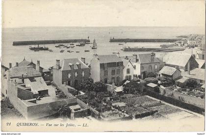 Quiberon - Vue sur les Jetées