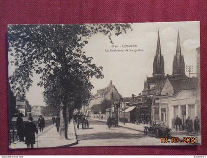 CPA - Quimper - Le Boulevard de Kerguélen