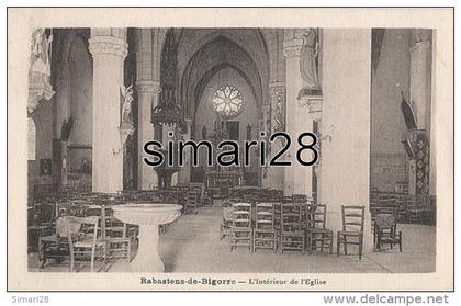 RABASTENS DE BIGORRE - L´INTERIEUR DE L'EGLISE