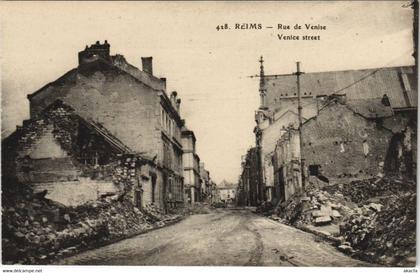 CPA REIMS - Rue du Venise (132014)