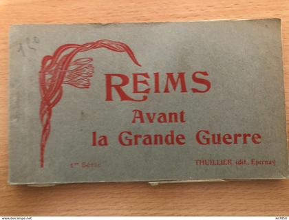 Reims - Reims avant les Ruines - Booklet 12 CPA