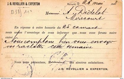 Carte postale ancienne de RENAGE