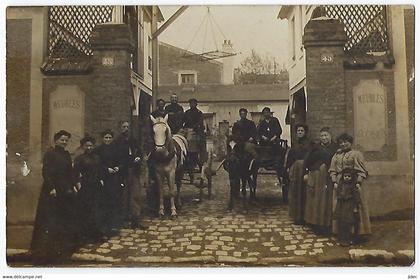 CPA carte photo 38 Isère Très rare Renage manufacture de meubles près Rives Tullins Fures Voiron Izeaux Vourey Moirans