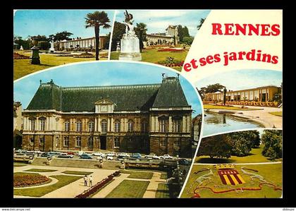 35 - Rennes - Les Jardins de Rennes - Multivues - CPM - Voir Scans Recto-Verso