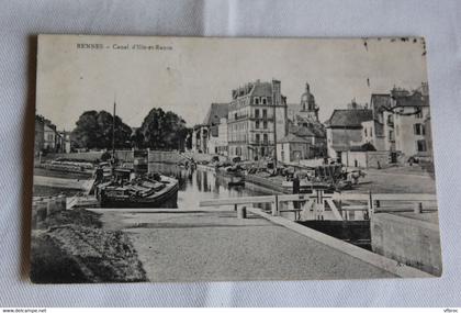 I974, Rennes, canal d'Ille et Rance, Ille et Vilaine 35