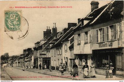 CPM Ressons-sur-la-Matz Grande Rue (1391969)