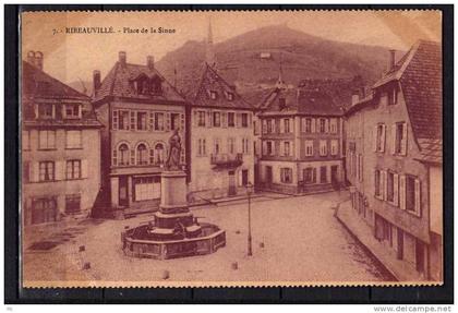 68 - Ribeauvillé - Place de la Sinne - Sépia