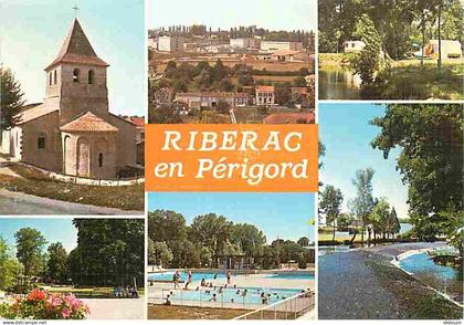 24 - Riberac - Multivues - Piscine - CPM - Voir Scans Recto-Verso