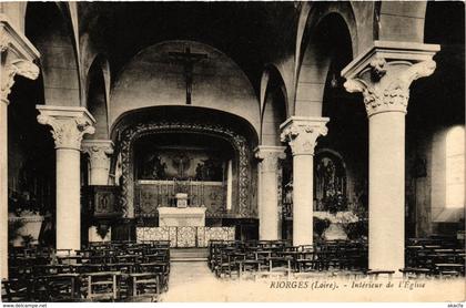 CPA Riorges - Interieur de l'Eglise FRANCE (915498)