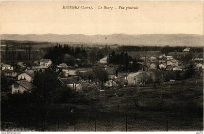 CPA RIORGES - Le BOURG Vue générale (578643)