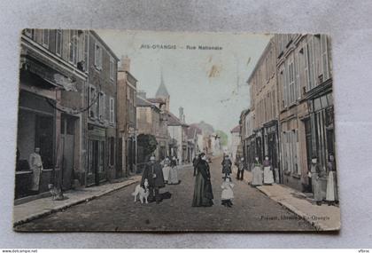 Cpa 1907, Ris Orangis, rue Nationale, Essonne 91