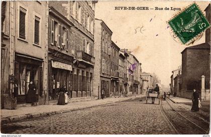 CPA Rive de Gier- Rue de Lyon FRANCE (907183)