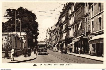 CPA ROANNE - Rue Alsace-Lorraine (111224)