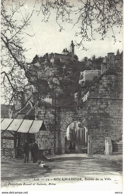 Carte Postale ancienne de ROCAMADOUR