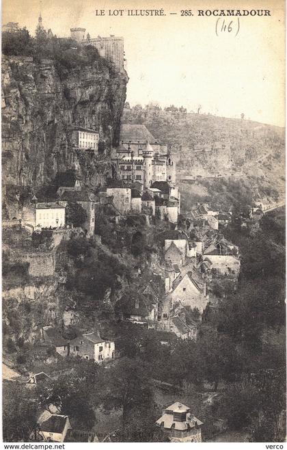 Carte Postale ancienne de ROCAMADOUR