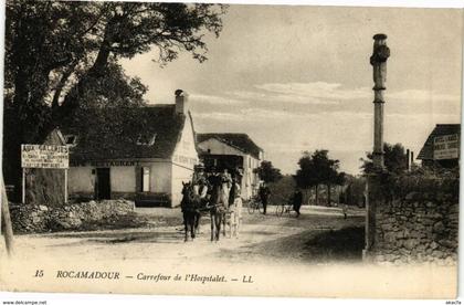 CPA ROCAMADOUR-Carrefour de l'Hospitalet (261753)